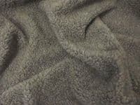 Faux Fur SHERPA FLEECE Sheepskin Fabric Material - CASHMERE GREY